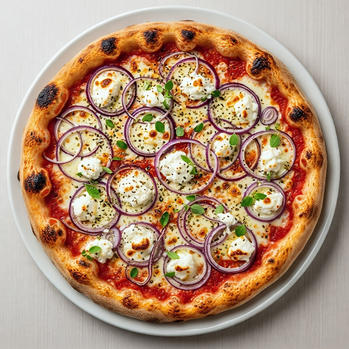 Cheese & Onion Pizza 