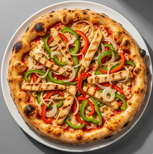 Flaming Fajita Pizza 